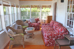 Severn Muskoka Cottage rentals  Orkney Beach 1 on McPhee Bay Lake Simcoe Sunroom